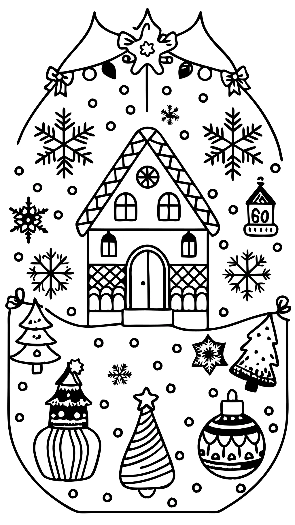 coloring pages christmas for adults